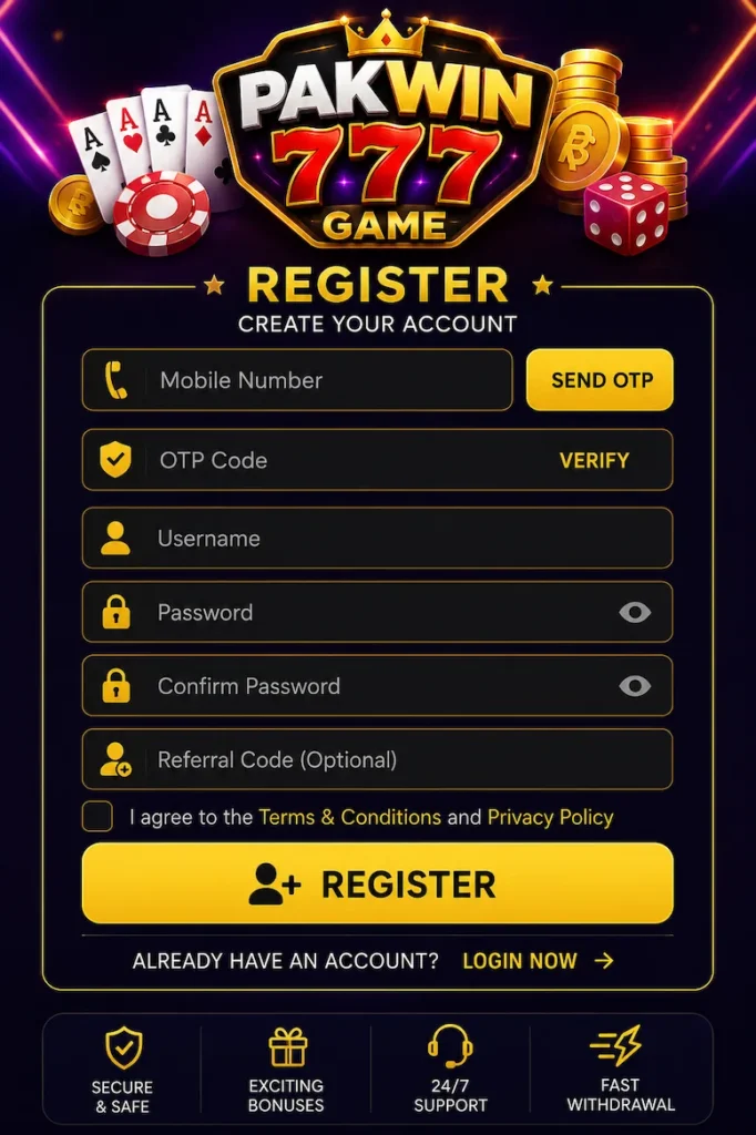 PakWin777 Game