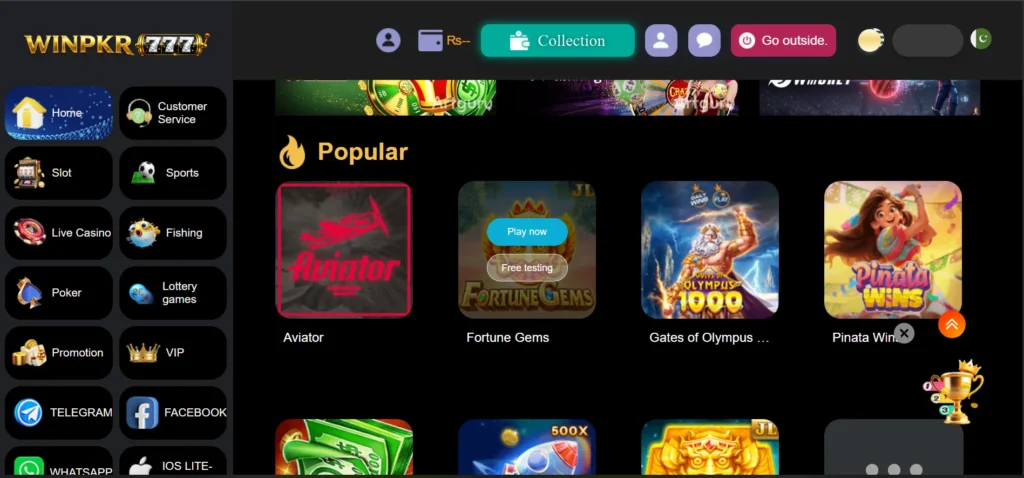 WinPkr777 Game
