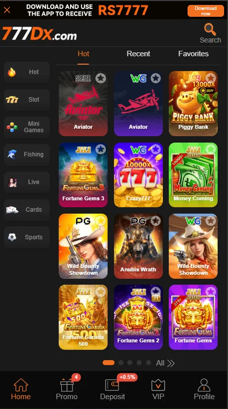 777DX Game