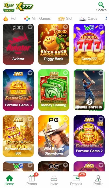 XK777 Game